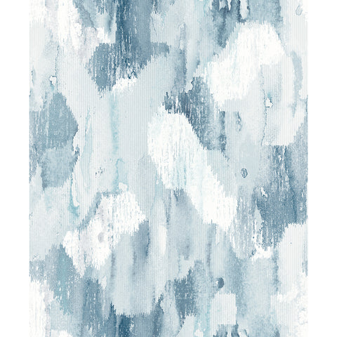 2975-26261 Mahi Blue Abstract Wallpaper