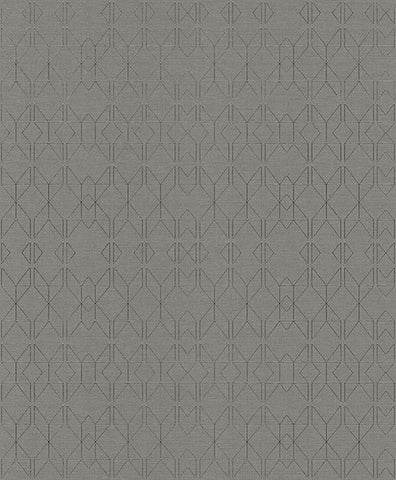 2976-86405 Paititi Sterling Geometric Trellis Wallpaper