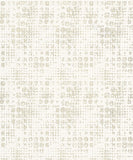 2976-86408 Celeste Platinum Circle Grid Wallpaper