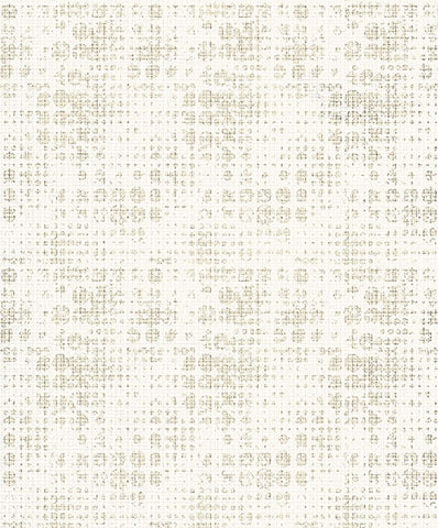 2976-86408 Celeste Platinum Circle Grid Wallpaper