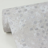 2976-86414 Felsic Silver Studded Wallpaper