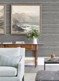 2976-86418 Rakasa Pewter Stripe Wallpaper