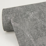 2976-86447 Ziva Silver Metallic Trellis Wallpaper