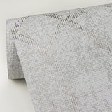 2976-86452 Ziva Platinum Metallic Trellis Wallpaper