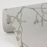 2976-86456 Koura Platinum Branches Wallpaper