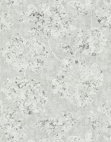 2976-86459 Kala Platinum Floral Wallpaper