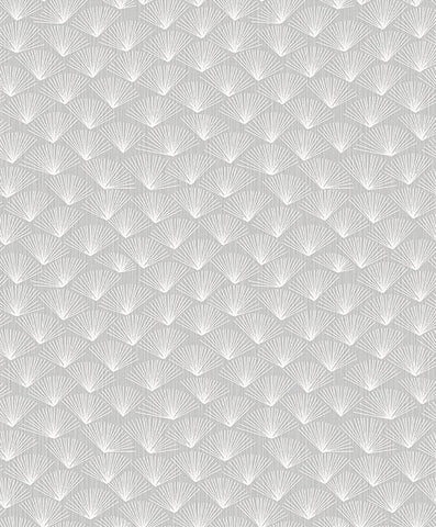 2976-86516 Asteria Grey Fan Wallpaper