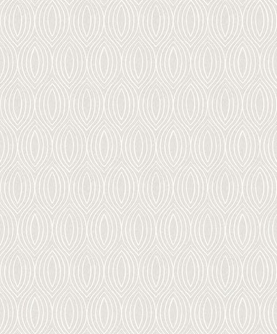 2976-86521 Rino Silver Ogee Wallpaper