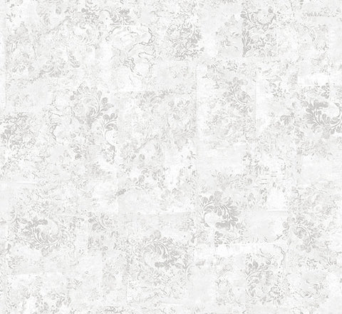 2976-86557 Eisen Dove Abstract Botanical Wallpaper