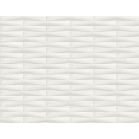 2988-70000 Gator White Geometric Stripe Wallpaper