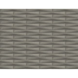 2988-70006 Gator Brown Geometric Stripe Wallpaper