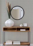 2988-70008 Gator Light Grey Geometric Stripe Wallpaper