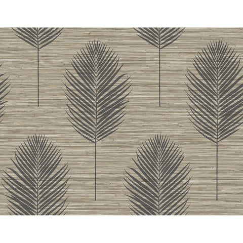 2988-70206 Bali Light Brown Fern Wallpaper