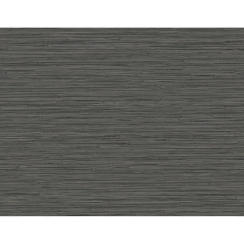 2988-70310 Rushmore Black Faux Grasscloth Wallpaper