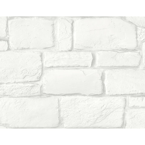 2988-70500 Casablanca White Stone Wallpaper