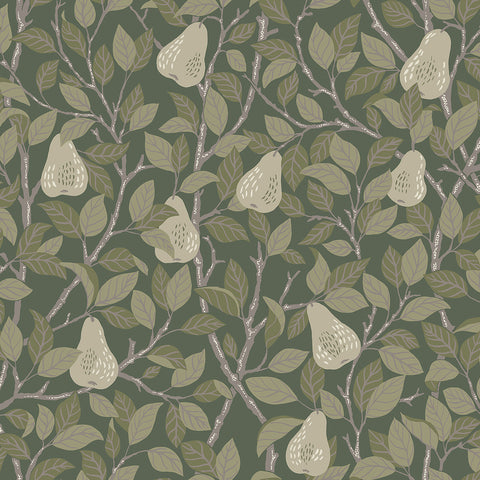 2999-13105 Pirum Green Pear Wallpaper