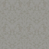 2999-14006 Rosali Grey Scroll Damask Wallpaper