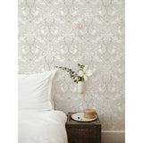  2999-24107 Froso Light Grey Garden Damask Wallpaper