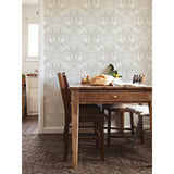  2999-24107 Froso Light Grey Garden Damask Wallpaper