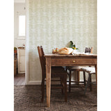 2999-25100 Akira Taupe Leaf Wallpaper