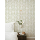 2999-25100 Akira Taupe Leaf Wallpaper