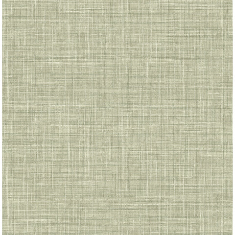  2999-25792 Tuckernuck Green Linen Wallpaper