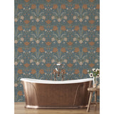  2999-33009 Filippa Blue Tulip Wallpaper