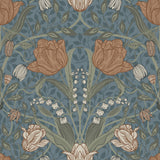  2999-33009 Filippa Blue Tulip Wallpaper