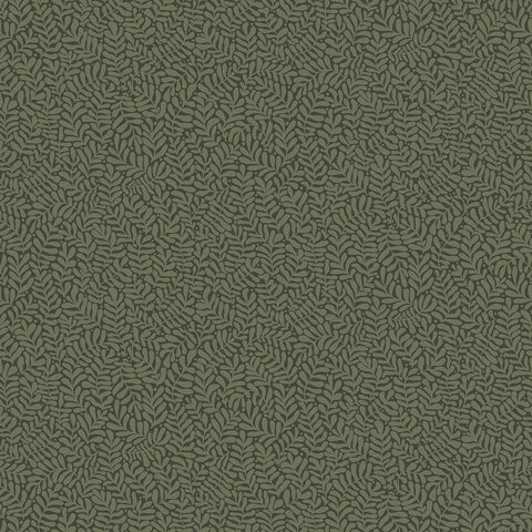  2999-55000 Anna Dark Green Fern Trail Wallpaper