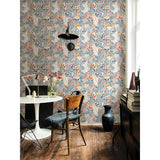  2999-55013 Brittsommar Light Blue Woodland Floral Wallpaper