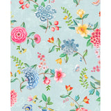 300101 Good Evening Light Blue Floral Garden Wallpaper