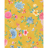 300104 Good Evening Yellow Floral Garden Wallpaper