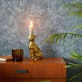 300523 Viper Light Blue Faux Textured Snakeskin Wallpaper