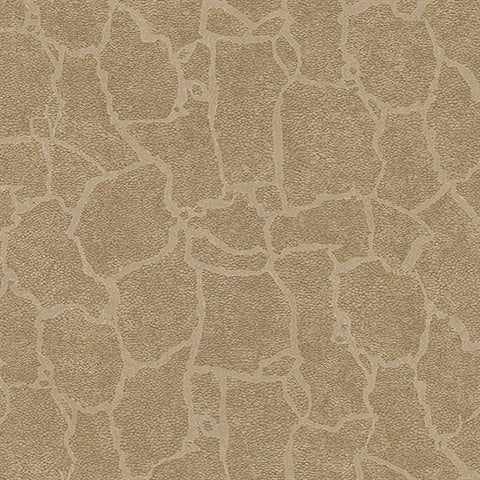 300533 Kordofan Gold Faux Giraffe Animal Skin Wallpaper