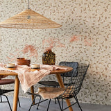 300541 Javan Taupe Faux Leopard Skin Wallpaper