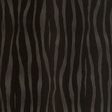 300551 Burchell Chocolate Zebra Velvet Textured Wallpaper