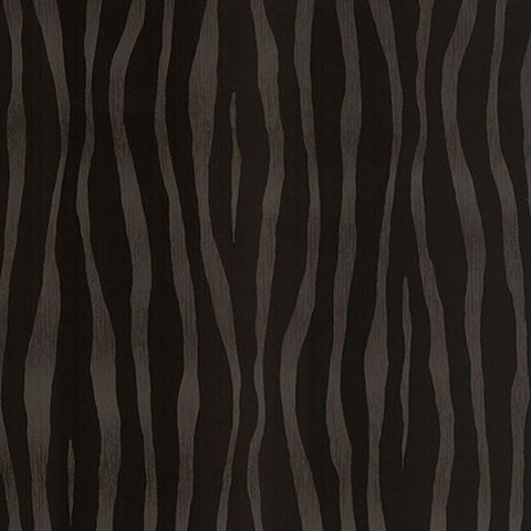 300551 Burchell Chocolate Zebra Velvet Textured Wallpaper