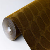 300560 Hyde Coffee Crocodile Velvet Textured Wallpaper