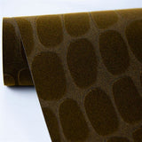 300560 Hyde Coffee Crocodile Velvet Textured Wallpaper