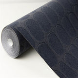 300564 Hyde Indigo Crocodile Velvet Textured Wallpaper