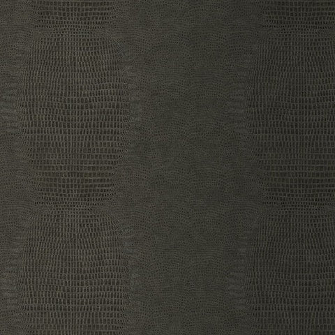 300572 Gharial Olive Green Crocodile Skin Textured Wallpaper