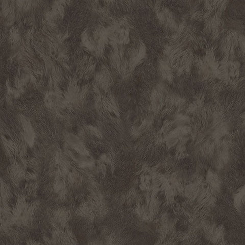 300585 Pennine Chocolate Pony Leather Hide Textured Wallpaper