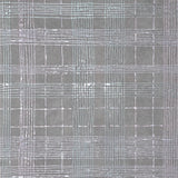 30439 Taupe gray green puple cross lines faux fabric textured plaid modern wallpaper