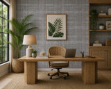 30439 Taupe gray green puple cross lines faux fabric textured plaid modern wallpaper