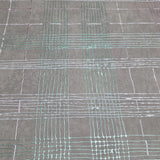 30439 Taupe gray green puple cross lines faux fabric textured plaid modern wallpaper
