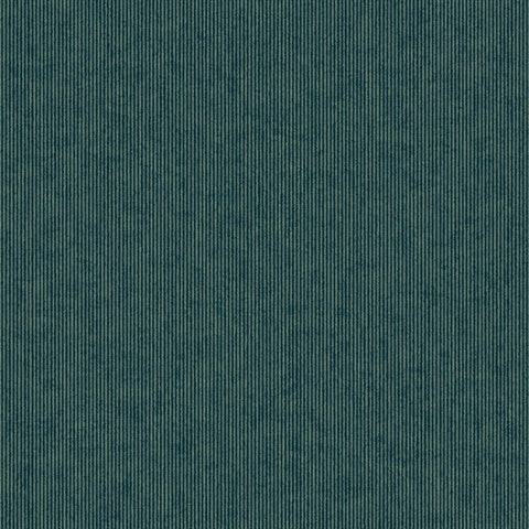 307321 Leonardo Teal Flock Vertical Stripe Raised Felt Textured Wallpaper