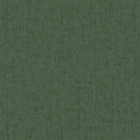 307322 Leonardo Dark Green Flock Vertical Stripe Raised Felt Textured