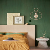 307335 Diego Green Vertical Canvas Linen Textured Wallpaper