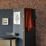 307344 Auguste Copper Double Hibiscus Floral Wallpaper