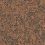 307344 Auguste Copper Double Hibiscus Floral Wallpaper